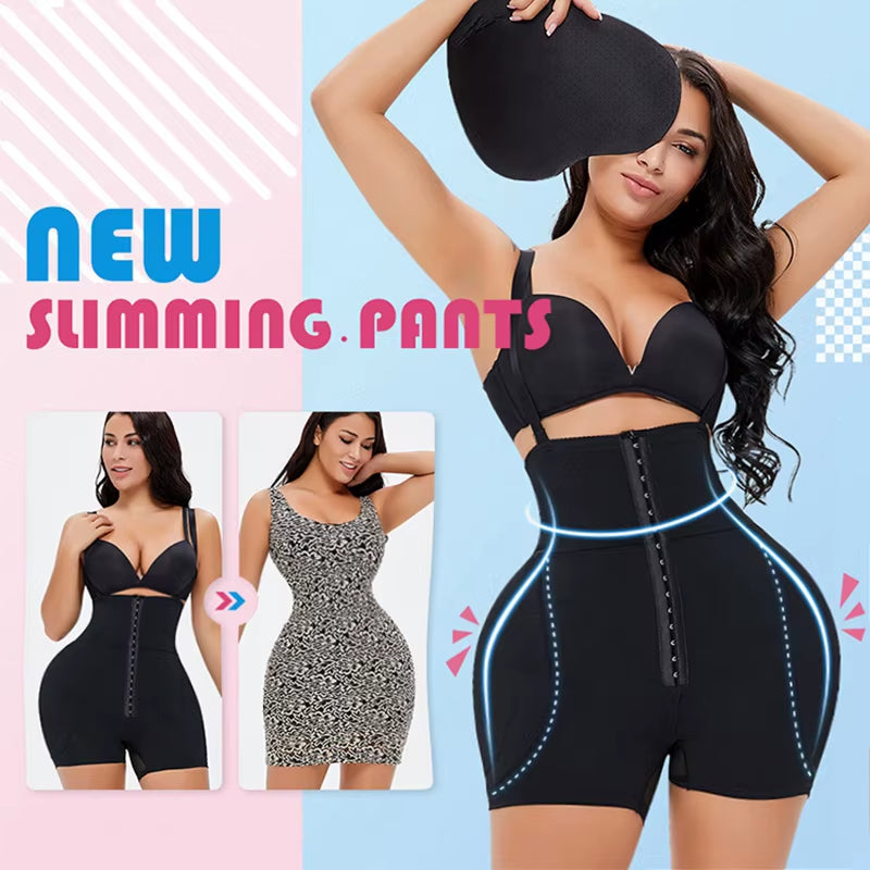 Women Buttock Sheath Stomach Shaper Fake Butt Lifter Padding Shapewear Bodysuit Thigh Trimmer False Hip Pads Enhancer Shape Wear